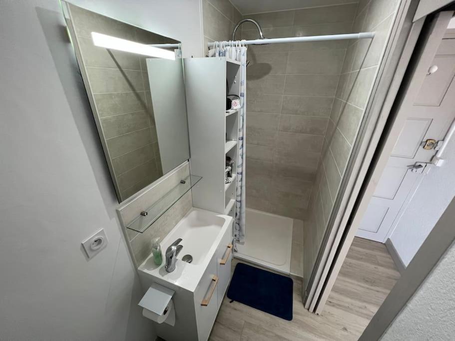 Le Carrousel - Apt Vue Mer - Plage A 10 M - Clim - Wifi Canet-en-Roussillon Eksteriør bilde