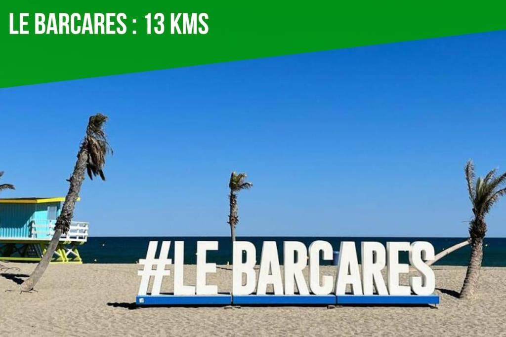 Le Carrousel - Apt Vue Mer - Plage A 10 M - Clim - Wifi Canet-en-Roussillon Eksteriør bilde